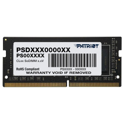 PATRIOT Signature 8GB DDR4 3200MHz SO-DIMM CL22 1,2V