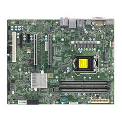 SUPERMICRO MB LGA1200 (Xeon W-12xx,core), W480,4xDDR4,4xSATA3,2xM.2,PCIe3.0 (16 16 4 1)PCI,HDMI,DP,DVI,Audio,2x LAN