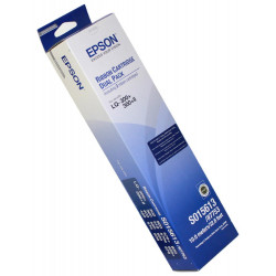 EPSON Black Ribbon Cartridge C13S015613 LQ-300 + +II 570 + 580 8xx, Dualpack