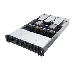 ASUS RS720A 1U server Epyc 2x 7551 (32C 64T 2Ghz) SP3, 32x DDR4 ECC R, 24x SATA HS (2,5"), 1200W (plat), 2x LAN, IPMI