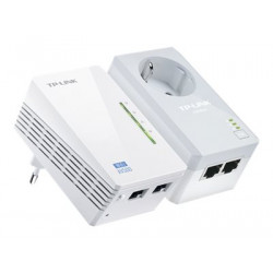 TP-Link TL-WPA4226KIT AV500 Powerline WiFi Kit - Sada napájecího adaptéru - HomePlug AV (HPAV) - 802.11b g n - zapojitelný do zdi