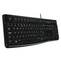 Logitech K120 Drátová USB CZ-SK layout Černá