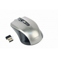 Gembird MUSW-4B-04-BG Cestovní Optická 1 600 DPI Bezdrátová USB Černá-stříbrná