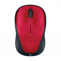 Logitech M235 Cestovní Optická 1 000 DPI Bezdrátová USB Černá-červená