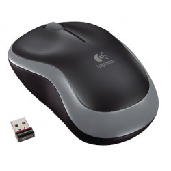 Logitech M185 nano myš, Bezdrátová USB, Optická, 1000 dpi, Šedá ( 910-002238 )