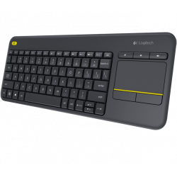 Logitech K400 plus Bezdrátová USB CZ-SK layout Černá