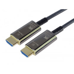 PremiumCord Ultra High Speed HDMI 2.1 optický fiber kabel 8K@60Hz,zlacené 10m