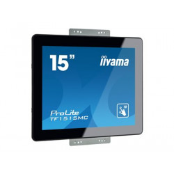 iiyama ProLite TF1515MC-B2 - LED monitor - 15" - open frame - dotykový displej - 1024 x 768 - TN - 350 cd m2 - 800:1 - 8 ms - HDMI, VGA, DisplayPort - černá