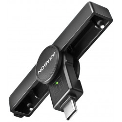 AXAGON kapesní čtečka kontaktních smart karet USB-C (eObčanka) CRE-SMP1C USB 2.0