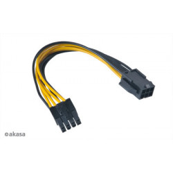 AKASA - PCIex 6-pin na ATX12V 8-pin adaptér