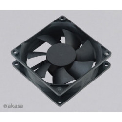 přídavný ventilátor Akasa 80x80x25 black OEM H