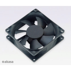 přídavný ventilátor Akasa 80x80x25 black OEM L