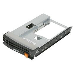 SUPERMICRO Black gen-5.5 tool-less NVMe 3.5-to-2.5 drive tray, Orange tab (For NVMe) (81x 82x sasi)