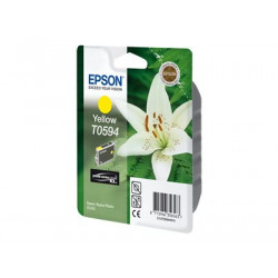 Epson T0594 - 13 ml - žlutá - originální - blistr s RF akustickým alarmem - inkoustová cartridge - pro Stylus Photo R2400