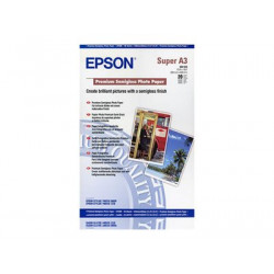 Epson Premium Semigloss Photo Paper - Pololesklý - A3 plus (329 x 423 mm) 20 listy fotografický papír - pro SureColor P5000, SC-P700, P7500, P900, T2100, T3100, T3400, T3405, T5100, T5400, T5405