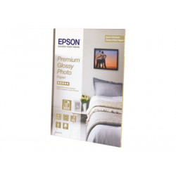 Epson Premium Glossy Photo Paper - Lesklý - 130 x 180 mm - 255 g m2 - 30 listy fotografický papír - pro EcoTank ET-1810, 2810, 2811, 2814, 2815, 2820, 2825, 2826, 2850, 2851, 2856, 4800, 4850