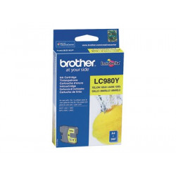 Brother LC980Y - žlutá - originální - inkoustová cartridge - pro Brother DCP-145, 163, 167, 193, 195, 197, 365, 373, 375, 377, MFC-250, 255, 290, 295, 297