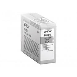 Epson T8509 - 80 ml - světle světle černá - originální - inkoustová cartridge - pro SureColor P800, P800 Designer Edition, SC-P800