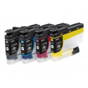 Brother - 4-balení - černá, žlutá, azurová, purpurová - originální - inkoustová cartridge