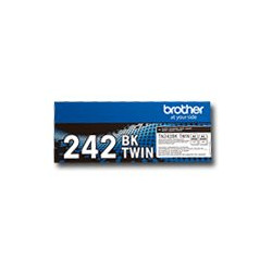 Brother TN242 BKTWIN - 2-balení - černá - originální - kazeta s barvivem - pro Brother DCP-9017, DCP-9022, HL-3142, HL-3152, HL-3172, MFC-9142, MFC-9332, MFC-9342