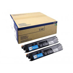 Brother TN329C - 2-balení - azurová - originální - kazeta s barvivem - pro Brother DCP-L8450CDW, HL-L8350CDW, HL-L8350CDWT, MFC-L8850CDW