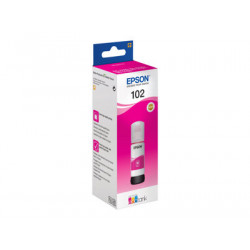 Epson 102 - 70 ml - purpurová - originální - inkoustový zásobník - pro EcoTank ET-15000, 2750, 2751, 2756, 2850, 2851, 2856, 3850, 4750, 4850, 4856
