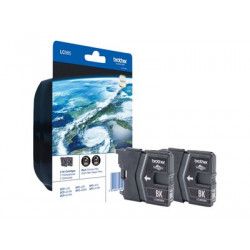 Brother LC985BKBP - 2-balení - černá - originální - blistr - inkoustová cartridge - pro Brother DCP-J125, DCP-J140, DCP-J315, DCP-J515, MFC-J220, MFC-J265, MFC-J410, MFC-J415