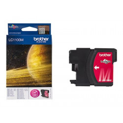 Brother LC1100M - Purpurová - originální - inkoustová cartridge - pro Brother DCP-185, 385, 395, 585, J715, MFC-490, 5490, 5890, 5895, 6890, 790, 795, 990, J615