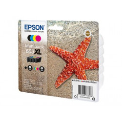 Epson 603XL Multipack - 4-balení - XL - černá, žlutá, azurová, purpurová - originální - blistr - inkoustová cartridge - pro Expression Home XP-2150, 2155, 3150, 3155, 4150, 4155; WorkForce WF-2820, 2840, 2845, 2870