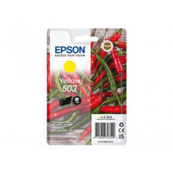 Epson 503 - 3.3 ml - žlutá - originální - blistr s RF akustickým alarmem - inkoustová cartridge - pro Expression Home XP-5200, XP-5205; WorkForce WF-2960DWF, WF-2965DWF