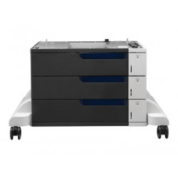 HP - Základna tiskárny s podavačem médií - 1500 listy v 3 zásobník(y) - pro Color LaserJet Enterprise CP5525, M750, MFP M775; LaserJet Managed MFP M775