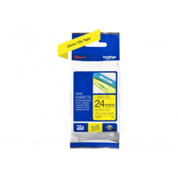 Brother TZe-651 - Standardní lepidlo - černá na žluté - Role (2,4 cm x 8 m) 1 kazeta y lamino páska - pro Brother PT-D600; P-Touch PT-1880, D450, D800, E550, E800, P900, P950; P-Touch EDGE PT-P750