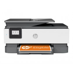 HP Officejet 8012e All-in-One - Multifunkční tiskárna - barva - tryskový - A4 (210 x 297 mm), Legal (216 x 356 mm) (originální) - A4 Legal (média) - až 13 stran min. (kopírování) - až 18 stran min. (tisk) - 225 listy - Wi-Fi(n) - Způsobilé pro službu HP Instant Ink