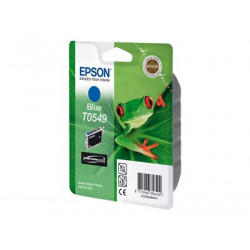 Epson T0549 - 13 ml - modrá - originální - blistr - inkoustová cartridge - pro Stylus Photo R1800, R800