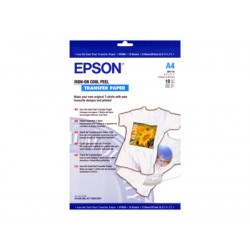 Epson Cool Peel T-Shirt - A4 (210 x 297 mm) 10 kusy nažehlovací fólie - pro EcoTank ET-7700, 7750; Expression Home HD XP-15000; Expression Premium XP-540, 6000, 6005