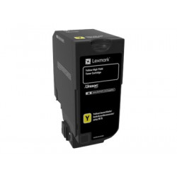 Lexmark - Vysoká výtěžnost - žlutá - originální - kazeta s barvivem LCCP - pro Lexmark CS725de, CS725dte