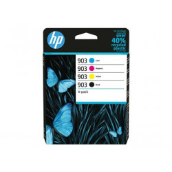 HP 903 - 4-balení - černá, žlutá, azurová, purpurová - originální - inkoustová cartridge - pro Officejet 69XX; Officejet Pro 69XX