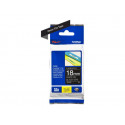 Brother TZe-345 - Standardní lepidlo - bílá na černé - Role (1,8 cm x 8 m) 1 kazeta y lamino páska - pro Brother PT-D600; P-Touch PT-1880, D450, E550, E800, P900, P950; P-Touch Cube Plus PT-P710