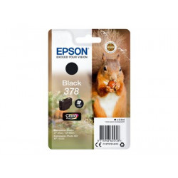 Epson 378 - 5.5 ml - černá - originální - blistr s RF akustickým alarmem - inkoustová cartridge - pro Expression Home XP-8605, 8606; Expression Home HD XP-15000; Expression Photo XP-8500, 8700