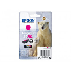 Epson 26XL - 9.7 ml - XL - purpurová - originální - blistr s RF akustickým alarmem - inkoustová cartridge - pro Expression Premium XP-510, 520, 600, 605, 610, 615, 620, 625, 700, 710, 720, 800, 810, 820