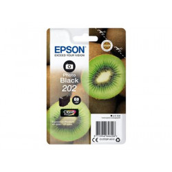 Epson 202 - 4.1 ml - foto černá - originální - blistr s RF akustickým alarmem - inkoustová cartridge - pro Expression Premium XP-6000, XP-6005