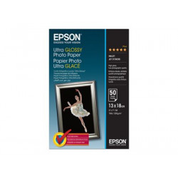 Epson Ultra Glossy Photo Paper - Lesklý - 130 x 180 mm 50 listy fotografický papír - pro EcoTank ET-1810, 2810, 2811, 2814, 2815, 2820, 2825, 2826, 2850, 2851, 2856, 4800, 4850