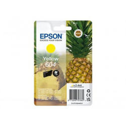 Epson 604 - 2.4 ml - žlutá - originální - blistr - inkoustová cartridge - pro EPL 4200; Home Cinema 3200; Stylus Photo 2200