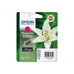Epson T0593 - 13 ml - purpurová - originální - blistr - inkoustová cartridge - pro Stylus Photo R2400