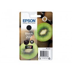 Epson 202 - 6.9 ml - černá - originální - blistr - inkoustová cartridge - pro Expression Premium XP-6000, XP-6005, XP-6100, XP-6105