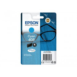 Epson 408 - 14.7 ml - Vysoká kapacita - azurová - originální - blistr - inkoustová cartridge - pro WorkForce Pro WF-C4810DTWF
