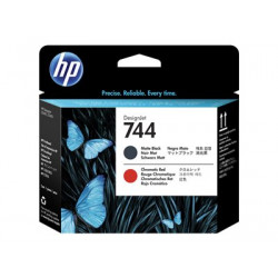 HP 744 - Černá, chromová červená - tisková hlava - pro DesignJet HD Pro MFP, Z2600 PostScript, Z5600 PostScript