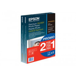 Epson Premium Glossy Photo Paper BOGOF - Lesklý - 100 x 150 mm - 255 g m2 - 40 listy fotografický papír (balení 2) - pro EcoTank ET-2650, 2750, 2751, 2756, 2850, 2851, 2856, 4750, 4850