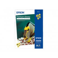 Epson Premium - Lesklý - pryskyřicová povrchová úprava - A4 (210 x 297 mm) - 255 g m2 - 50 listy fotografický papír - pro EcoTank ET-2650, 2750, 2751, 2756, 2850, 2851, 2856, 4750, 4850
