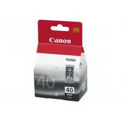 Canon PG-40BK - 16 ml - Vysoká výtěžnost - pigmentová černá - originální - inkoustová cartridge - pro FAX JX210; PIXMA iP1800, iP1900, iP2600, MP140, MP190, MP210, MP220, MP470, MX300, MX310